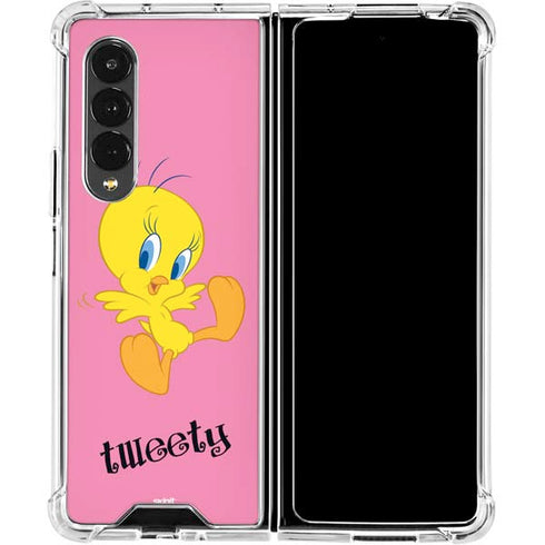 Looney Tunes Tweety Pinky Galaxy Z Fold4 5G Clear Case